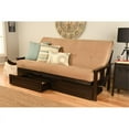 thumbnail image 2 of Kodiak Furniture Monterey Full Frame with Suede Fabric Mattress in Espresso/Tan, 2 of 3