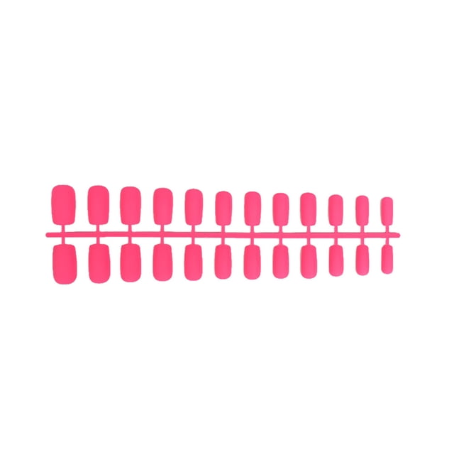1 Set Glue on Nails Medium Length Files Nail Strips Stick Full Cover Wraps Art Decals Artificial Beauty Tool Manicure Kit Decorations 10