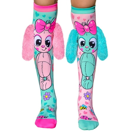 

MADMIA Bunny Socks Cute Knee-High Socks with Adorable Fluffy Bunny Ears