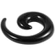 thumbnail image 5 of 18 Pares de Tunel Espiral de Tunel de Acrilico la Expansion Del Oido --- Negro, 5 of 10