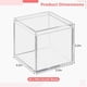 thumbnail image 5 of 40 cajas de acrílico transparente, pequeñas cajas transparentes con tapas, cubo cuadrado de plástico de 2,2 x 2,2 x 2,2 pulgadas, caja de exhibición cuadrada, cajas de contenedores transparentes para, 5 of 6