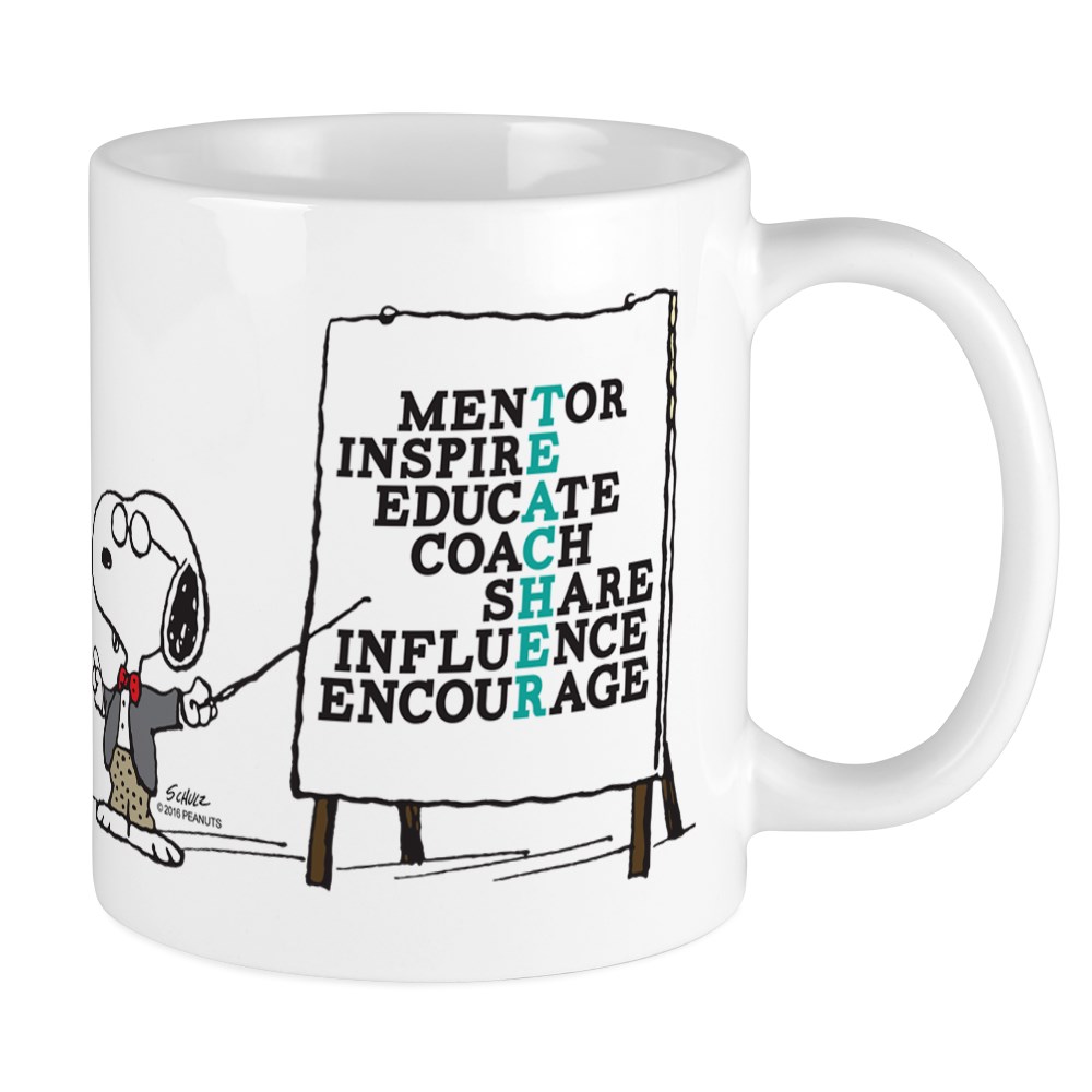 CafePress - Snoopy Teacher Notes Mug - Unique Coffee Mug, Coffee Cup CafePress
