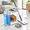 3 mop pads, variant on Flat mop and bucket cleaning system with 3 mop pads for home floor care