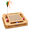 Square treasure box, variant on MDF Cat Scratcher Turntable Toy with Feather Wand, Rolling Bell Balls and Sisal Scratching Pad, Square or Hexagon Cat Activity Toy
