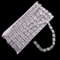 thumbnail image 3 of Cristal de de Imitación de Cadena de Adornos 10 Yardas Craft DIY Decoration, Silver, 3 of 9