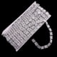 thumbnail image 3 of Cristal de de Imitación de Cadena de Adornos 10 Yardas Craft DIY Decoration, Silver, 3 of 9