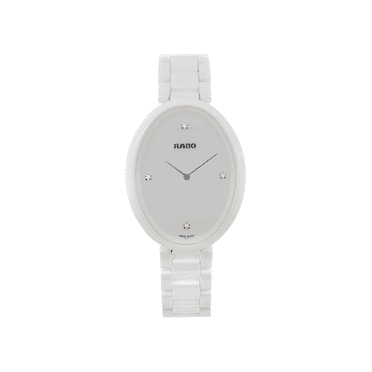 Rado Esenza 33mm Ceramic Touch White Diamond Dial Quartz Ladies Watch R53092712