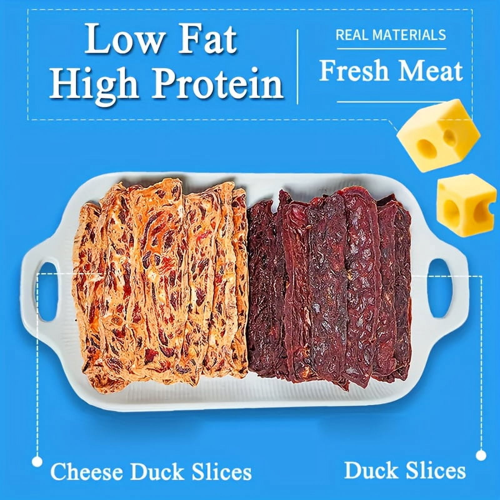 100g/500g(3.53oz/1.1lb)Duck Slices Dog Treats For Small, Medium, & Large Dog, Healthy, Easily Digestible, And High Protein, Training Treats For Dogs