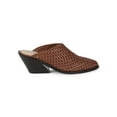 thumbnail image 2 of Sam Edelman Karlin Woven Slip-on Slide Mule Leather Sandals COGNAC (10, COGNAC), 2 of 5