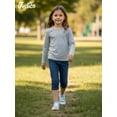 thumbnail image 7 of Justice No Show Socks for Girls, Cozy Socks for All Day Wear, 10 pk White Multi Color, 7 of 7