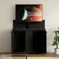 thumbnail image 2 of Oxylife Mini Elevate TV Lift Cabinet,Fits Up to 50-Inch Wide TVs,Black, 2 of 12