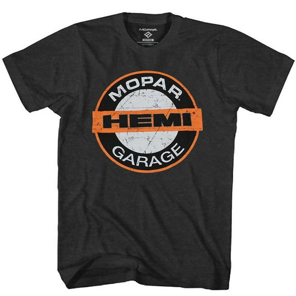 Mopar Hemi Garage Distressed Logo T-Shirt