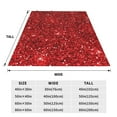 thumbnail image 3 of Sikiie Red Glitter Ultra-Soft Micro flannel Blanket Luxury All Seasons Warm Blanket for Bedding Sofa and Travel (4 sizes)-50"x40", 3 of 7