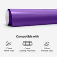 thumbnail image 6 of Cricut® Premium Vinyl™ – Permanent, Purple, 12" x 48", 6 of 7