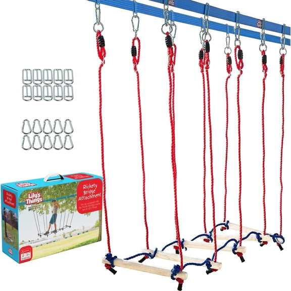 Rickety Bridge Attachment - Double Slackline &  Line Accessories - Exclusively with Our Double Slackline Course Sets