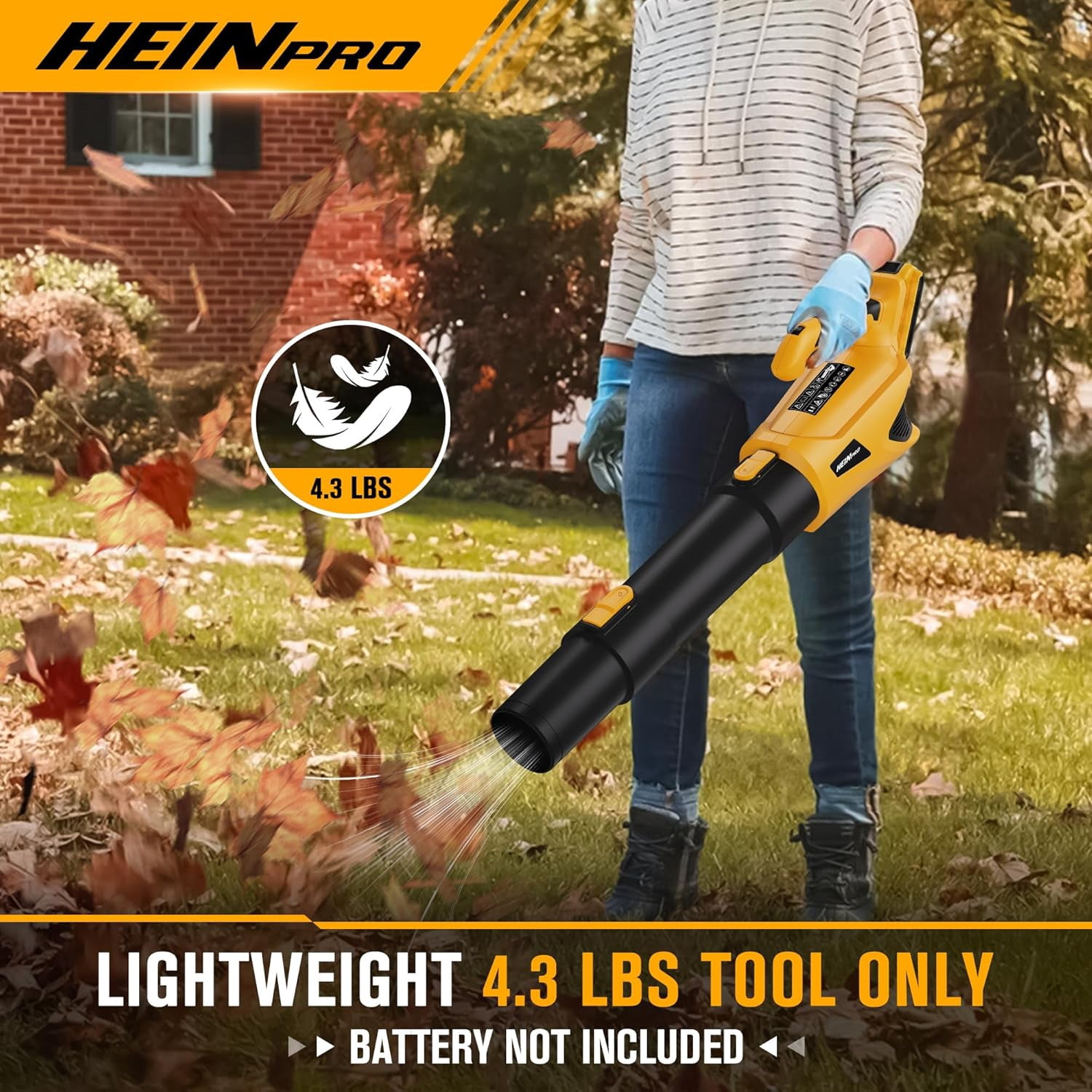 Cordless Leaf Blower & Jobsite Fan Compatible with  20V  Battery