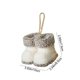 thumbnail image 3 of Ornamentos de Navidad Blancos 10x8.5x7.5cm / 3.9x3.3x2.9In Colgante de Peluche, 3 of 7
