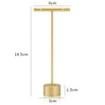 thumbnail image 4 of lionlar Gold Metal Jewelry Display Rack Holder Showcase Store Use for Necklaces Bracelet 3x1.5x14.5cm, 4 of 5