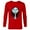 New Red, variant on Disney The Nightmare Before Christmas Sally Big Face - Long Sleeve T-Shirt for Men - Customized-White
