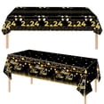 thumbnail image 2 of Mantel de 137x274cm para decoración del hogar, cubiertas de mesa de Feliz Año Nuevo, suministros para fiesta de Nochevieja, 1 piezas, 2024, 2 of 4