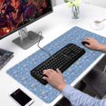 thumbnail image 2 of Long Mouse Pads for Desk,Blue Cartoon Unicorn Rainbow Cloud Desk Mats on Top Of Desks, Desk Mouse Pad Extra Large with 3mm Non-Slip Base and Stitched Edge for Gaming,Work,Home 31.5"x15.7", 2 of 5