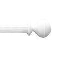 thumbnail image 2 of Wood Knob Finials in White for 1-3/8" Wood Pole (2-Pack), 2 of 4