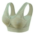 thumbnail image 2 of Resicozy Hana Bra, Bra Cotton, Buttonless Comfy Lifting Shaping Bras Plus Size Mint Green XL, 2 of 6