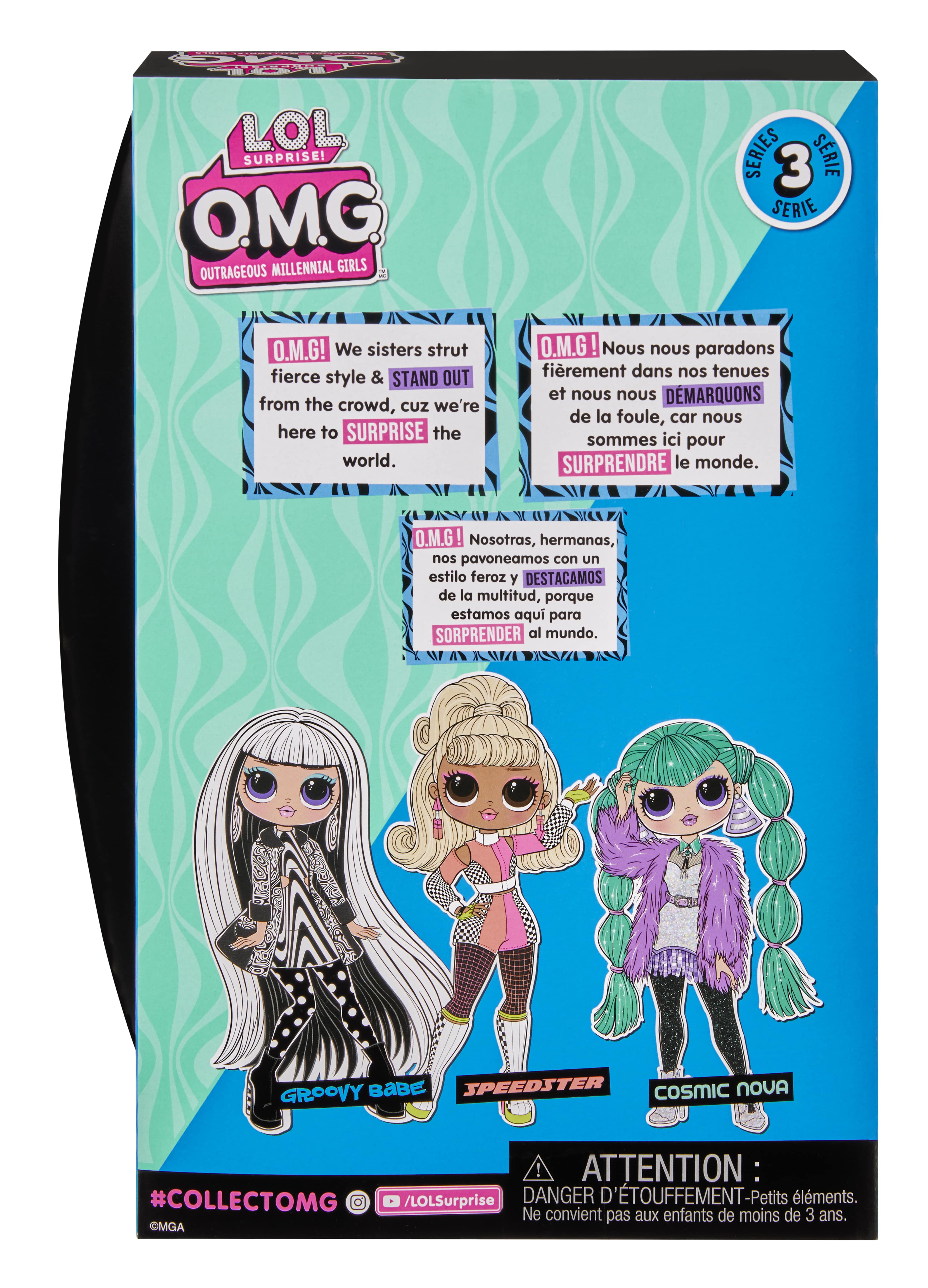 LOL サプライズ OMG グルービーベイブ Amazon.com: L.O.L. Surprise! O.M.G. Groovy Babe Fashion Doll