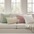 thumbnail image 3 of Pack of 2 Couch Throw Pillow Covers 18x18 Inch Neutral Beige Modern Boho Accent Decorative Soft Chenille Farmhouse Cushion Covers for Home Decor Sofa Living Room, 3 of 6