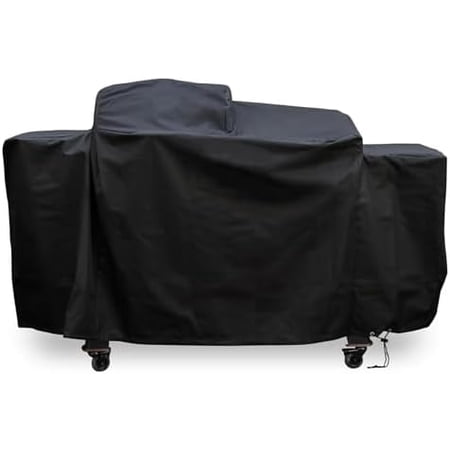 Grill Cover for Pit Boss Charleston 1020 Pellet Grill Gas Griddle Combo PB1020NX Heavy Duty 600D PitBoss Charleston Onyx Combo Grill Cover Waterproof