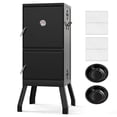 thumbnail image 1 of Costway 40'' Vertical BBQ Smoker w/Built-in Thermometer Adjustable Air Dampers for Party, 1 of 10