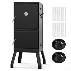 Costway 40 Inch Vertical Charcoal BBQ Smoker
