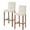 Brown Grey, variant on Turquoise Wood Grain Bar Stool Covers Set of 2, Country Retro Wooden Plank Gray Stretch Washable Bar Chair Covers with Backs, Removable Pub Counter Height Chair Cover for Kitchen Dining Room Cafe