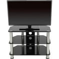thumbnail image 5 of AVF Steel TV Stand with Cable Management for up to 42" TVs in Black/Chrome, 5 of 6