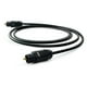 thumbnail image 4 of Cable de fibra óptica digital de 3 m y 6,5 pies para audio Toslink, conexión de línea para SPDIF, DVD y CD., 4 of 6