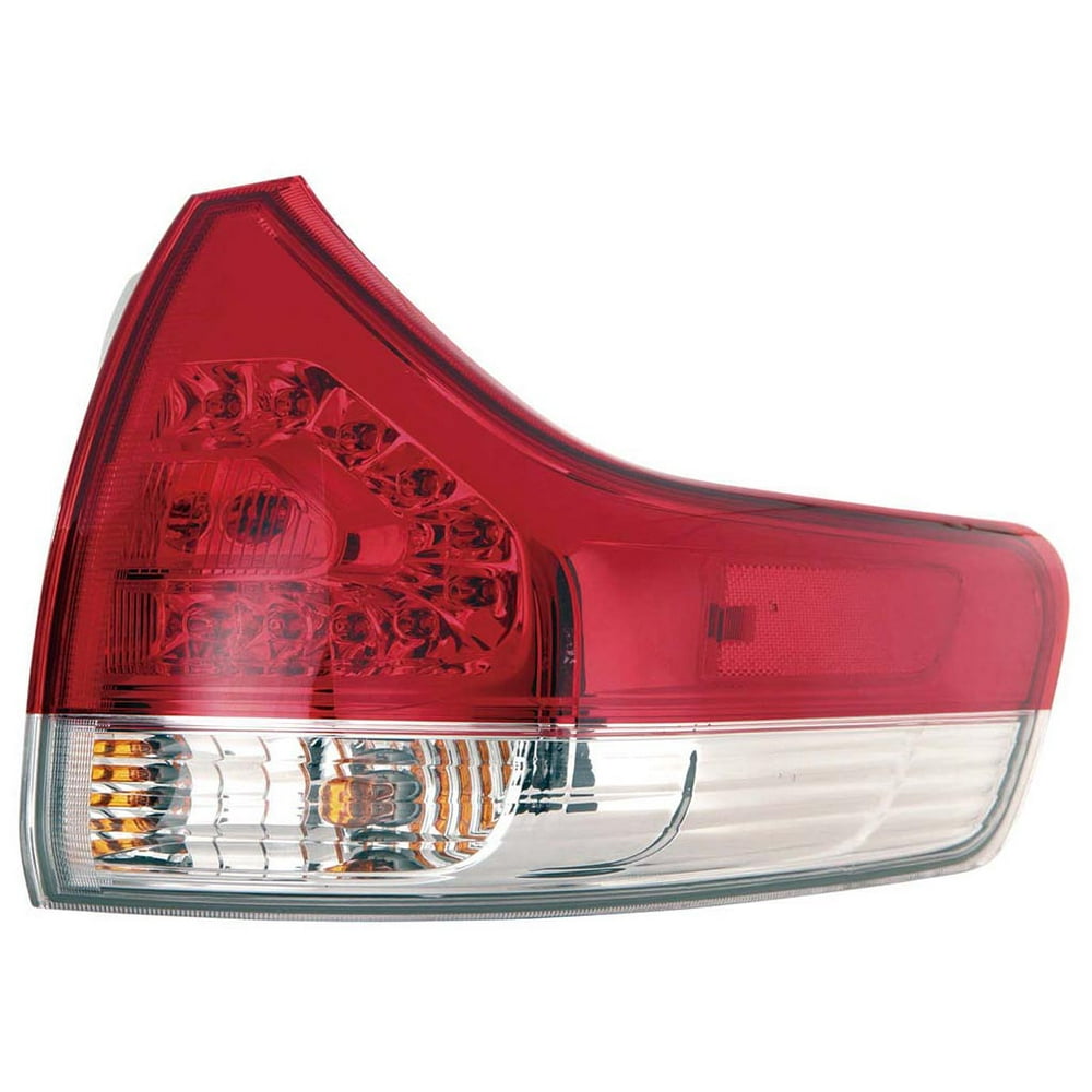 CarLights360: For 2011 2012 2013 2014 TOYOTA SIENNA Tail Light Assembly Passenger Side w/Bulbs 2012 Toyota Sienna Led Tail Light Bulb Replacement