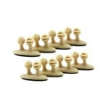 thumbnail image 1 of Destyer 8pcs Self-Adhesive Car Wire Clip Fixer Holder Cable Holder Rectangle Plastic Mount Clamp Network Office Cable Charger Line Clasp Beige 1Set, 1 of 5