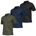 thumbnail image 2 of FLMEI Golf Shirts for Men Dry Fit Short Sleeve Summer T Shirts Performance Moisture Wicking Active Mens Tee Shirts S-2XL, 2 of 6