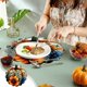 thumbnail image 3 of Mantel individual de otoño, mantel con temática otoñal, hojas de calabaza, mantel retro para comedor, manteles individuales para fiesta de la cosecha de otoño, resistentes a las manchas y al calor, ma, 3 of 6