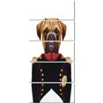 thumbnail image 2 of Boxeur Chien en Uniforme Militaire - Impression sur Toile d'Art Animalier, 2 of 3
