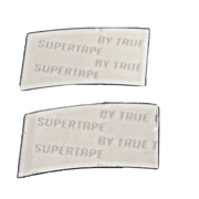 Supertape Mini Tabs C Contour Cut by True Tape-36 Pieces.