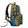 thumbnail image 3 of Balery Peacocks Mochila Escolar Impresa, Mochila Ligera para Viajes Casual, Mochila Duradera y Cómoda Multifuncional, Mochila para Laptop-One Size, 3 of 5