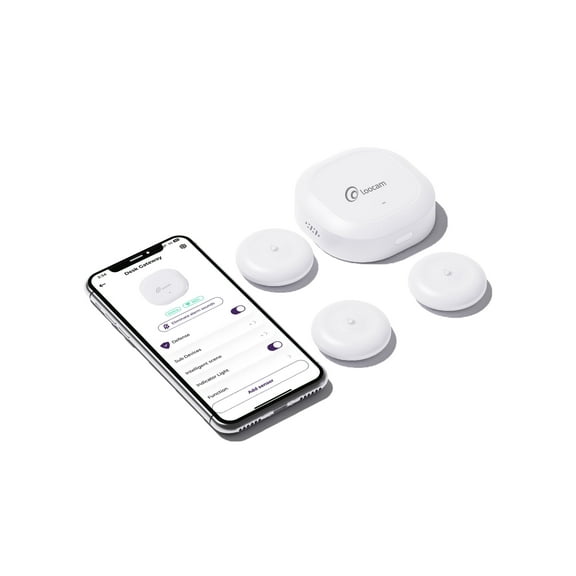 Loocam Water Leak Detector 3 Pack, Wireless 2.4GHz WiFi & Zigbee, Loud Alarm Sound & APP Notification, Mini Water Leak Alarm Sensor IP66 Waterproof for Home Security
