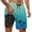 Z03-Light Blue, variant on Kcolen Swim Trunks Men 6 Inch Solid Boardshorts for Men Comfy Funny Mens Swim Trunks with Compression Liner Summer Beach Swimming Shorts for Men