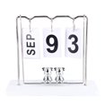 thumbnail image 1 of Calendrier en Bois et Métal Réutilisable pour Bureau Dortoir Blanc, 1 of 5