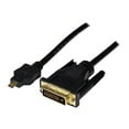 thumbnail image 2 of StarTech.com HDDDVIMM3M Black Micro HDMI (19 pin) Male to DVI-D (19 pin) Male to Male Cable, 2 of 6