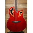 thumbnail image 2 of Ovation CE48 Celebrity Elite Acoustic-Electric Guitar (Ruby Red), 2 of 9