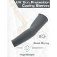 thumbnail image 4 of 10 Pairs UV Sun Protection Arm Sleeve for Men Women Work Cooling Compression Tattoo Cover Up Sleeves for Cycling Fishing, 4 of 6
