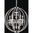 thumbnail image 1 of Cwi Lighting Abia 5 Light Up Chandelier With Chrome Finish, 1 of 3