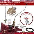 thumbnail image 1 of American Shifter  2004R Shifter Kit Chrome 23 in. Swan E Brake Cable Clamp Clevis Trim Kit Dipstick for DEE13, 1 of 1